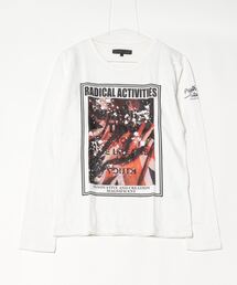 『in the attic』ヴィンテージプリントクルーネックL/S-T