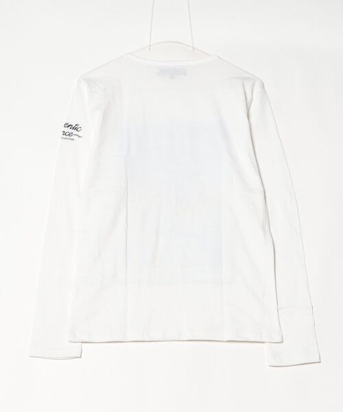 in the attic(インジアティック)の「『in the attic』ヴィンテージプリントクルーネックL/S-T(Tシャツ/カットソー・メンズ・ホワイト/ブラック・LARGE/X-LARGE)」の4枚目の写真