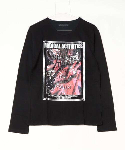 in the attic(インジアティック)の「『in the attic』ヴィンテージプリントクルーネックL/S-T(Tシャツ/カットソー・メンズ・ホワイト/ブラック・LARGE/X-LARGE)」の9枚目の写真