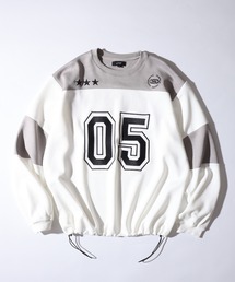 Cardboard knit hockey sweatshirt shirt / ダンボールニットホッケートレーナーシャツ unisex