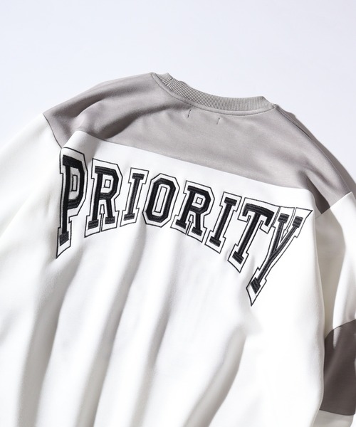 RE730(アールイーセブンサーティー)の「Cardboard knit hockey sweatshirt shirt / ダンボールニットホッケートレーナーシャツ unisex(スウェット・メンズ・オフホワイト/ブラック・L/M)」の22枚目の写真