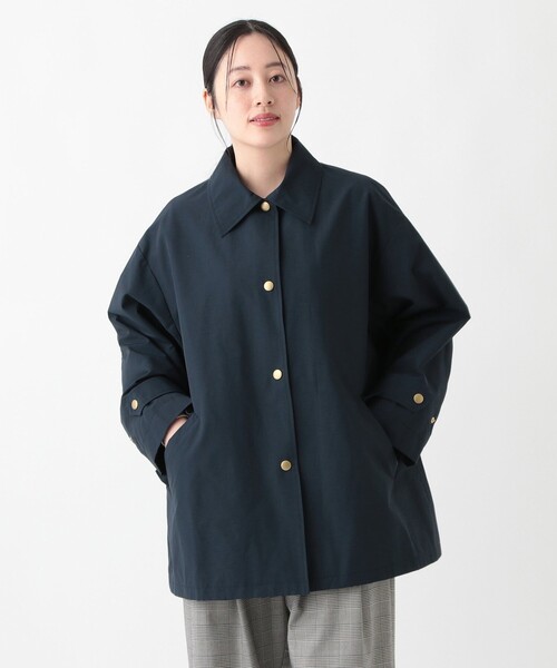 Afternoon Tea（アフタヌーンティー）の「防花粉ミドル丈コート（その他アウター・レディース・アイボリー/ベージュ/ネイビー・MEDIUM）」の3枚目の写真