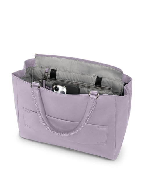 TUMI（トゥミ）の「VOYAGEUR 「ヴァレッタ」ミディアム・トート（A4/PC13インチまで対応）（トートバッグ・レディース・ラベンダー・FREE）」の4枚目の写真