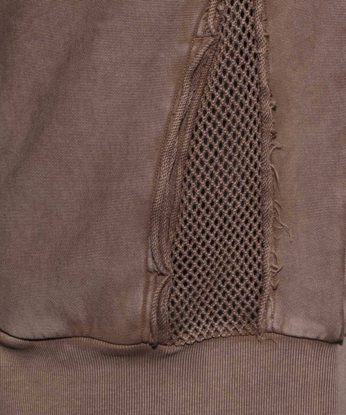 HARE（ハレ）の「【UNDERGROUND MODE】メッシュキリカエZIPパーカー(HARE)（パーカー・メンズ・ブラウン/ブラック・FREE）」の17枚目の写真