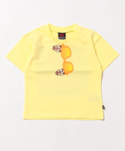 Disney（ディズニー）の「【綿100％】 親子お揃い ディズニー サングラス Tシャツ 0290K（Tシャツ/カットソー・キッズ・ブラック×レッド/ホワイト×ブルー/その他26/その他9/ライトイエロー系1・80ｃｍ/90cm/100cm/110cm/120cm/130cm/140cm/150cm）」の3枚目の写真
