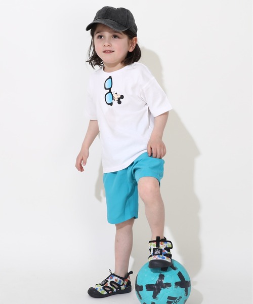 Disney（ディズニー）の「【綿100％】 親子お揃い ディズニー サングラス Tシャツ 0290K（Tシャツ/カットソー・キッズ・ブラック×レッド/ホワイト×ブルー/その他26/その他9/ライトイエロー系1・80ｃｍ/90cm/100cm/110cm/120cm/130cm/140cm/150cm）」の8枚目の写真