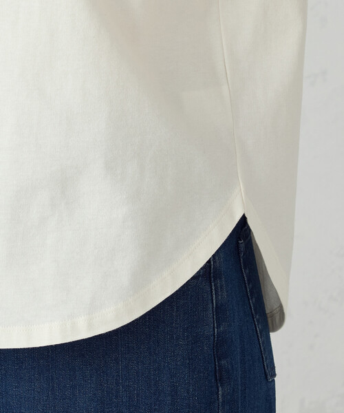 COMME CA ISM(コムサイズム)の「フォトプリントTシャツ(Tシャツ/カットソー・レディース・アイボリー/オリーブ/ブラウン/チャコール・SMALL/MEDIUM/LARGE)」の14枚目の写真