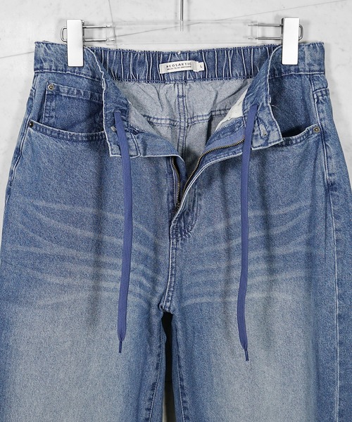 MinoriTY（マイノリティ）の「【MinoriTY select】バレルレッグイージーワイドデニムパンツ メンズ（デニムパンツ・メンズ・ライトグレー/ブラック/ライトブルー・M/L/LL）」の10枚目の写真