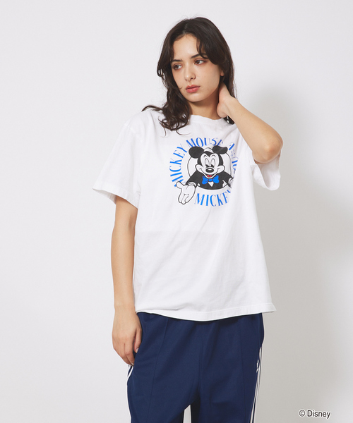GOOD ROCK SPEED(グッドロックスピード)の「【GOOD ROCK SPEED / グッドロックスピード】Disney /Mickey/ TEE / キャラクター Tシャツ(Tシャツ/カットソー・メンズ・ホワイト/ホワイト系その他/スミクロ・M/L/XL)」の6枚目の写真