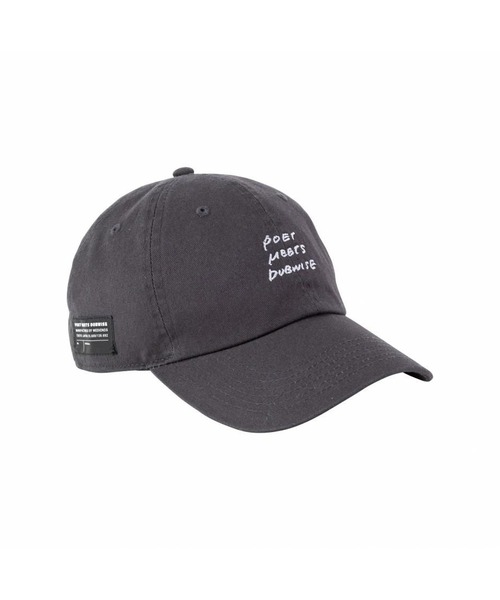 POET MEETS DUBWISE(ポエットミーツダブワイズ)の「【POET MEETS DUBWISE/ポエトミーツダブワイズ】 PMD LOGO Cursive Cap(キャップ・メンズ・スミクロ/ダークブラウン・FREE)」の5枚目の写真