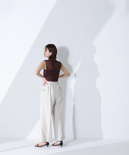 NATURAL BEAUTY BASIC(ナチュラルビューティーベーシック)の「◇ダブルベルトワイドパンツ(その他パンツ・レディース・ベージュ/ブラック/ブルー・SMALL/MEDIUM/P/S)」の21枚目の写真