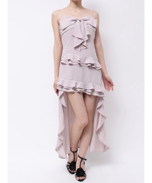 ラッフルアシンメトリーワンピース