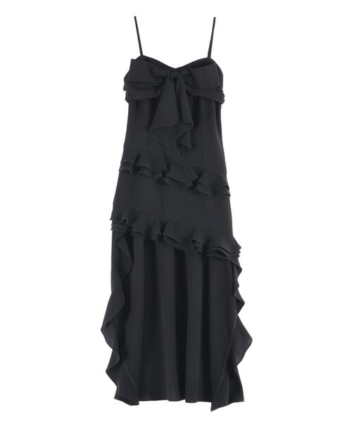 ラッフルアシンメトリーワンピース