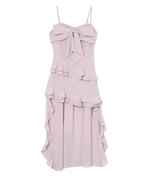 ラッフルアシンメトリーワンピース