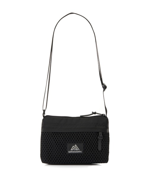 GREGORY(グレゴリー)の「エンベロップショルダー ENVELOPE SHOULDER ブラックメッシュ(ショルダーバッグ・メンズ・ブラック・ONE SIZE)」の2枚目の写真