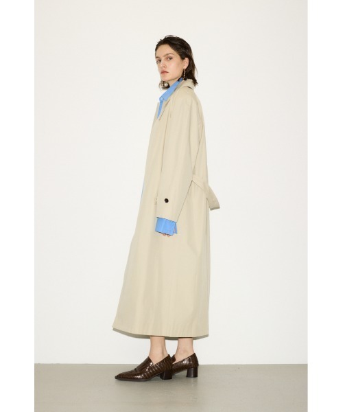 THROW by SLY（スローバイスライ）の「THROW　DOLMAN SOUTIEN COLLAR COAT ドルマン ステンカラー コート（ステンカラーコート・レディース・ライトベージュ/ベージュ・FREE）」の11枚目の写真