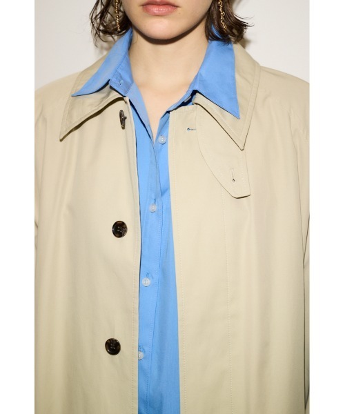 THROW by SLY（スローバイスライ）の「THROW　DOLMAN SOUTIEN COLLAR COAT ドルマン ステンカラー コート（ステンカラーコート・レディース・ライトベージュ/ベージュ・FREE）」の13枚目の写真
