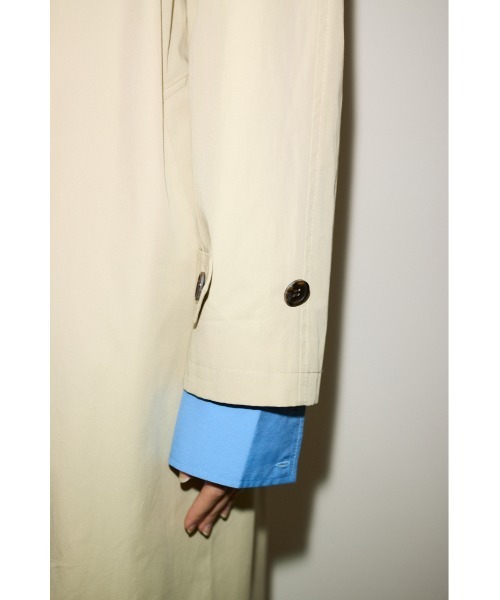 THROW by SLY（スローバイスライ）の「THROW　DOLMAN SOUTIEN COLLAR COAT ドルマン ステンカラー コート（ステンカラーコート・レディース・ライトベージュ/ベージュ・FREE）」の15枚目の写真