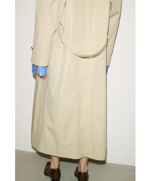 THROW by SLY（スローバイスライ）の「THROW　DOLMAN SOUTIEN COLLAR COAT ドルマン ステンカラー コート（ステンカラーコート・レディース・ライトベージュ/ベージュ・FREE）」の16枚目の写真