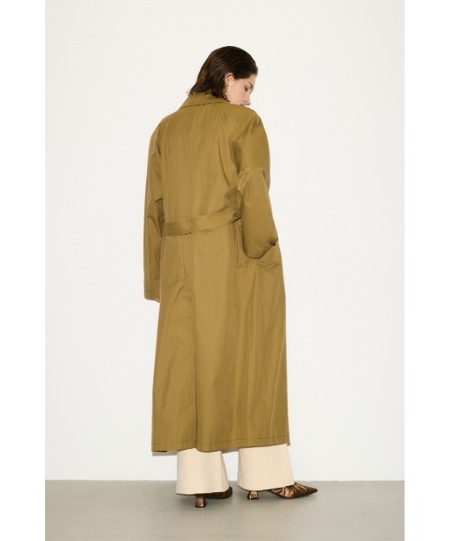 THROW by SLY（スローバイスライ）の「THROW　DOLMAN SOUTIEN COLLAR COAT ドルマン ステンカラー コート（ステンカラーコート・レディース・ライトベージュ/ベージュ・FREE）」の8枚目の写真