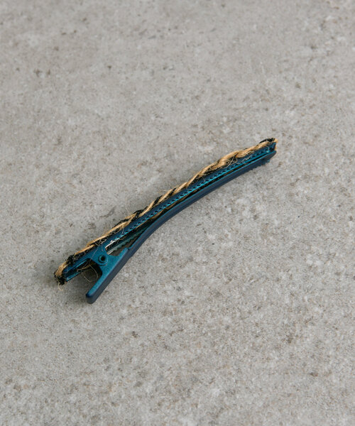 ear PAPILLONNER（イアパピヨネ）の「【MISU A BARBE(ミスアバルブ）】MELTED HAT/ハット（ハット・レディース・ネイビー/オレンジ・FREE）」の6枚目の写真