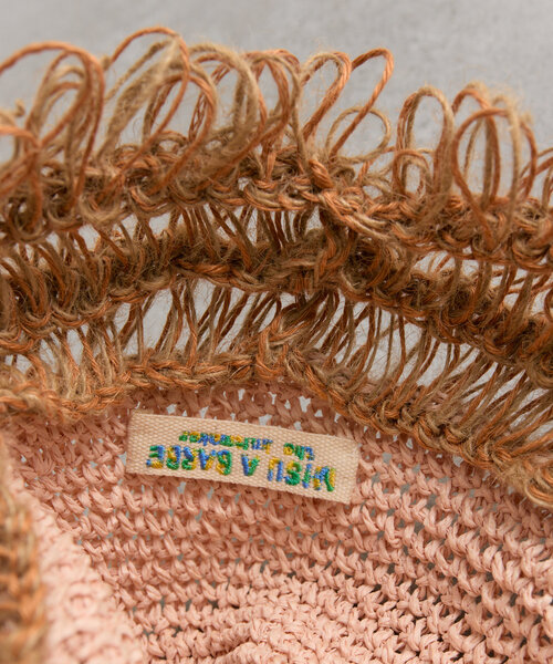 ear PAPILLONNER（イアパピヨネ）の「【MISU A BARBE(ミスアバルブ）】MELTED HAT/ハット（ハット・レディース・ネイビー/オレンジ・FREE）」の19枚目の写真