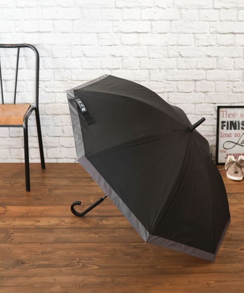 BAYFLOW（ベイフロー）の「[遮熱・UVカット100%]切り継ぎ晴雨兼用傘60cm（長傘・レディース・ブラック/グレー・0）」の6枚目の写真