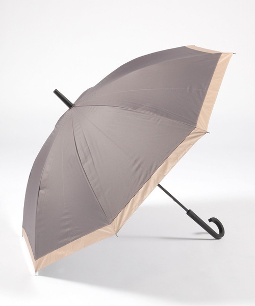 BAYFLOW（ベイフロー）の「[遮熱・UVカット100%]切り継ぎ晴雨兼用傘60cm（長傘・レディース・ブラック/グレー・0）」の7枚目の写真