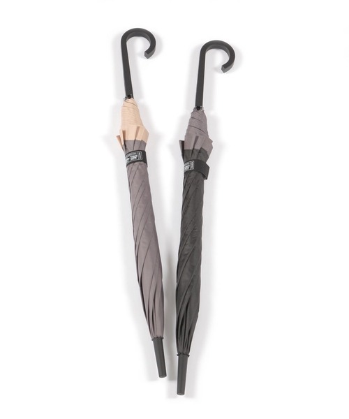 BAYFLOW（ベイフロー）の「[遮熱・UVカット100%]切り継ぎ晴雨兼用傘60cm（長傘・レディース・ブラック/グレー・0）」の9枚目の写真