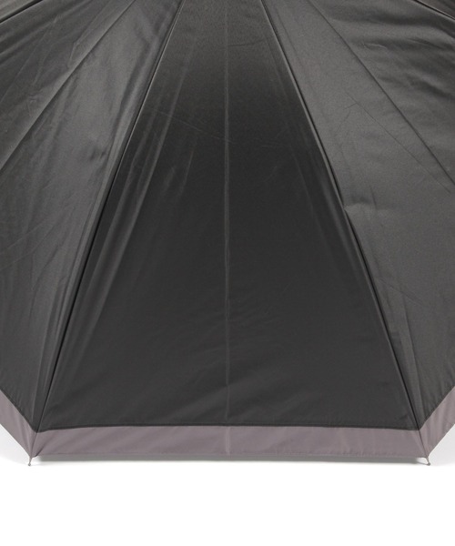 BAYFLOW（ベイフロー）の「[遮熱・UVカット100%]切り継ぎ晴雨兼用傘60cm（長傘・レディース・ブラック/グレー・0）」の16枚目の写真