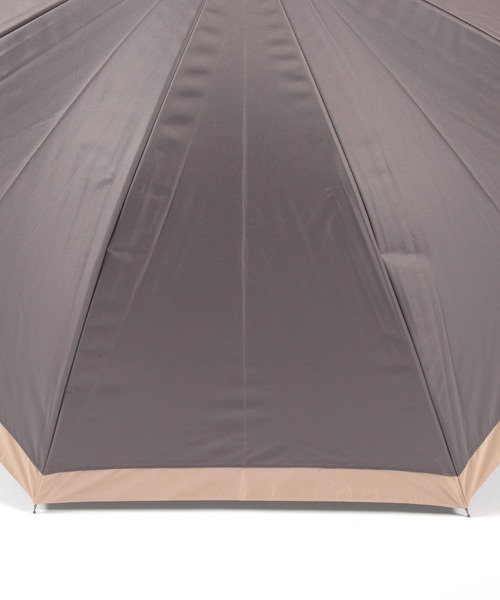 BAYFLOW（ベイフロー）の「[遮熱・UVカット100%]切り継ぎ晴雨兼用傘60cm（長傘・レディース・ブラック/グレー・0）」の17枚目の写真