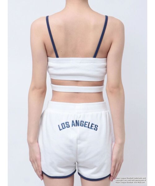 GYDA（ジェイダ）の「GYDA［MLB］フロントクロスビスチェ（キャミソール・レディース・グレー/オフホワイト/ブラック・FREE）」の13枚目の写真