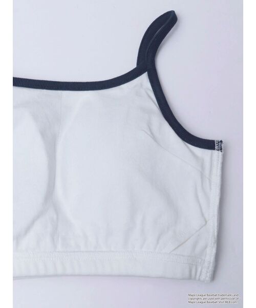 GYDA（ジェイダ）の「GYDA［MLB］フロントクロスビスチェ（キャミソール・レディース・グレー/オフホワイト/ブラック・FREE）」の8枚目の写真