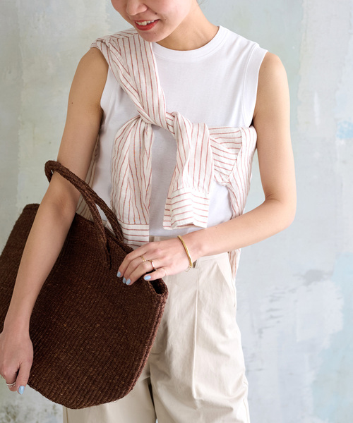 JOURNAL STANDARD relume（ジャーナルスタンダード　レリューム）の「《WEB限定追加》汗ジミ防止コンパクトタンク（タンクトップ・レディース・グレー/ブラック/ホワイト・FREE）」の20枚目の写真