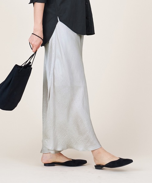 marmors（マルモア）の「【marmors】bias narrow skirt（スカート・レディース・ピンク/ライトグレー/ブラウン・36）」の6枚目の写真