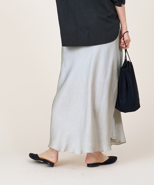 marmors（マルモア）の「【marmors】bias narrow skirt（スカート・レディース・ピンク/ライトグレー/ブラウン・36）」の8枚目の写真