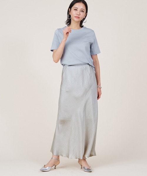 marmors（マルモア）の「【marmors】bias narrow skirt（スカート・レディース・ピンク/ライトグレー/ブラウン・36）」の10枚目の写真