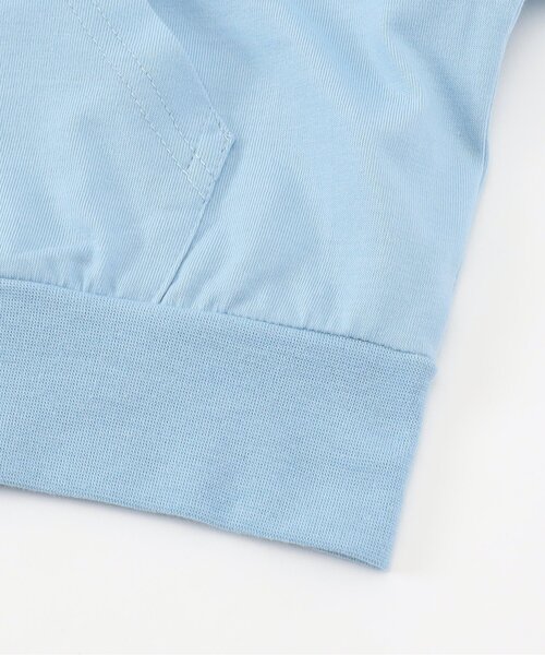algy(アルジー)の「UVカットパーカー(パーカー・キッズ・オフホワイト/サックスブルー/ブラック・SMALL/MEDIUM/X-SMALL/XX-SMALL)」の7枚目の写真