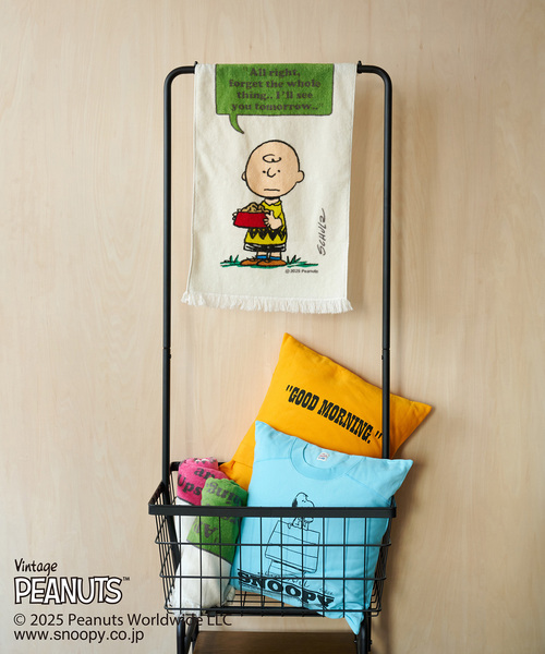 journal standard Furniture （ジャーナルスタンダードファニチャー）の「【PEANUTS×JOURNAL STANDARD FURNITURE】FACE TOWEL　フェイスタオル（タオル・レディース・ブルー系その他/グリーン/オレンジ/ピンク・FREE）」の2枚目の写真