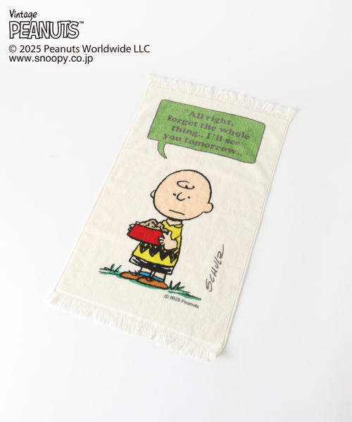 journal standard Furniture （ジャーナルスタンダードファニチャー）の「【PEANUTS×JOURNAL STANDARD FURNITURE】FACE TOWEL　フェイスタオル（タオル・レディース・ブルー系その他/グリーン/オレンジ/ピンク・FREE）」の15枚目の写真