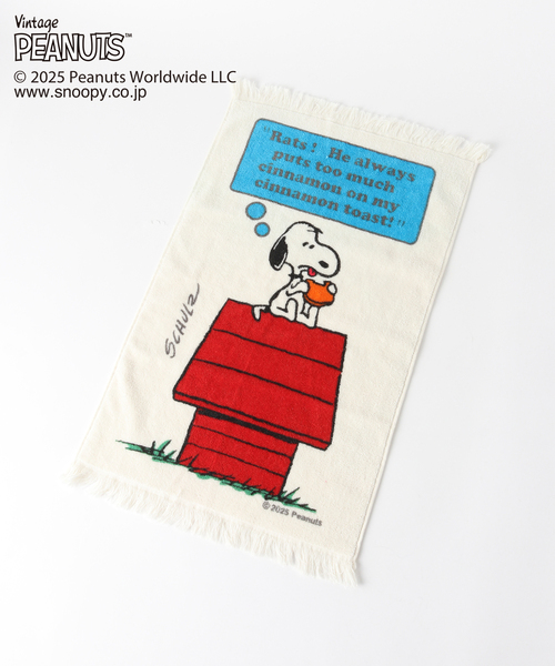 journal standard Furniture （ジャーナルスタンダードファニチャー）の「【PEANUTS×JOURNAL STANDARD FURNITURE】FACE TOWEL　フェイスタオル（タオル・レディース・ブルー系その他/グリーン/オレンジ/ピンク・FREE）」の14枚目の写真