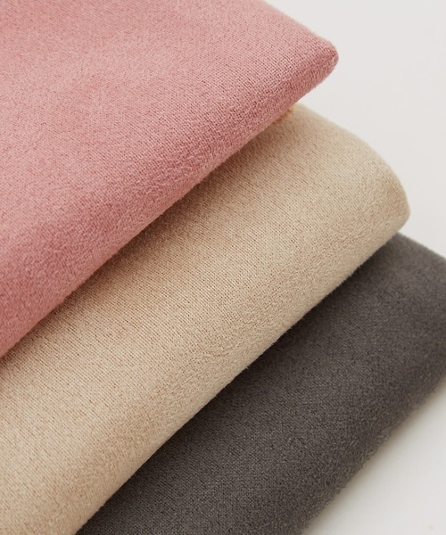 SIDEWAY STANCE(サイドウェイスタンス)の「【SIDEWAY STANCE】スエードポンチ 半袖ジップパーカー(パーカー・メンズ・チャコール/ベージュ/ピンク・SMALL/MEDIUM/LARGE)」の7枚目の写真