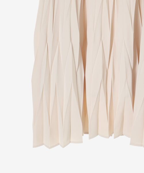 le.coeur blanc（ルクールブラン）の「デシン変形プリーツスカート（スカート・レディース・ミント/ベージュ系その他・38）」の7枚目の写真
