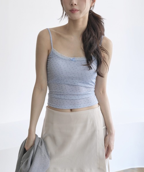 ⭐️美品⭐️【costume national】キャミソール　ワイヤー付き PUBLIC TOKYO キャミソール hazy サイドホールキャミソール