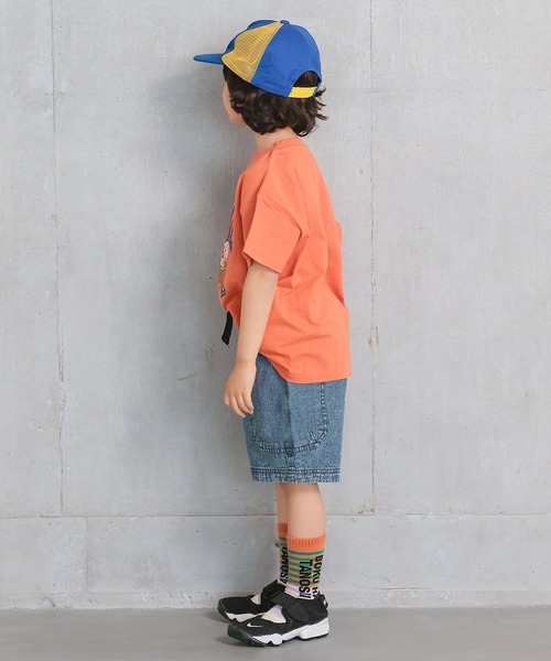 Life Support Products（ライフサポートプロダクツ）の「デニムクライミングBIGポケットショートパンツ（デニムパンツ・キッズ・ネイビー/ブラック・140/150/90/100/110/120/80/130/95）」の15枚目の写真