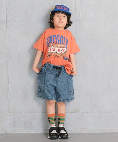 Life Support Products（ライフサポートプロダクツ）の「デニムクライミングBIGポケットショートパンツ（デニムパンツ・キッズ・ネイビー/ブラック・140/150/90/100/110/120/80/130/95）」の14枚目の写真