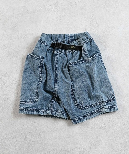 Life Support Products（ライフサポートプロダクツ）の「デニムクライミングBIGポケットショートパンツ（デニムパンツ・キッズ・ネイビー/ブラック・140/150/90/100/110/120/80/130/95）」の13枚目の写真
