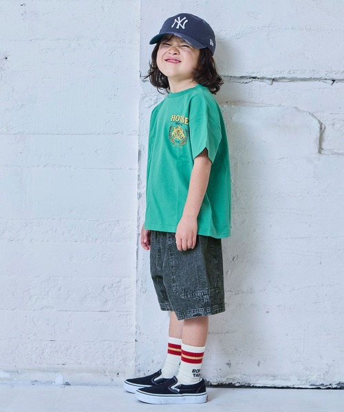 Life Support Products（ライフサポートプロダクツ）の「デニムクライミングBIGポケットショートパンツ（デニムパンツ・キッズ・ネイビー/ブラック・140/150/90/100/110/120/80/130/95）」の17枚目の写真