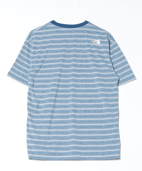 THE NORTH FACE(ザノースフェイス)の「ザ ノース フェイス THE NORTH FACE S/S Free Run Border Crew_ショートスリーブフリーランボーダークルー(Tシャツ/カットソー・メンズ・ブラック/ブルー・LL/S/M/L)」の3枚目の写真