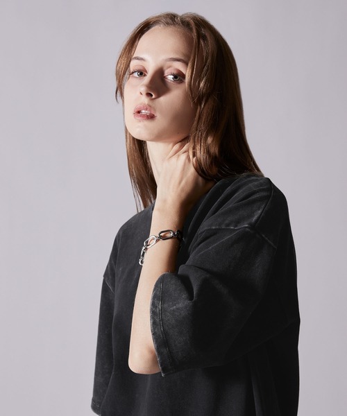 CLEL(クレイル)の「【CLEL】Chain Brass Bracelet/チェーンブラスブレスレット(サイズ調節可)(ブレスレット・メンズ・シルバー系・FREE)」の19枚目の写真